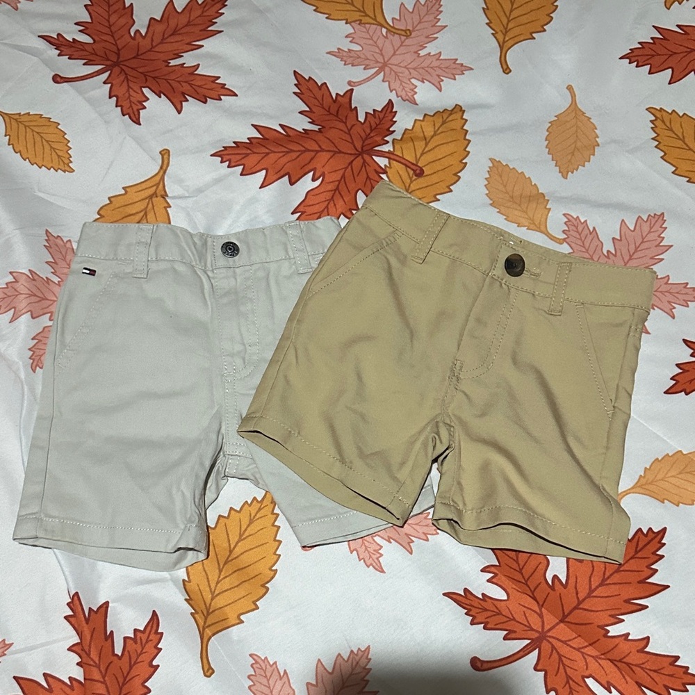 Tommy Hilfiger Kids Shorts in Beige and Tan